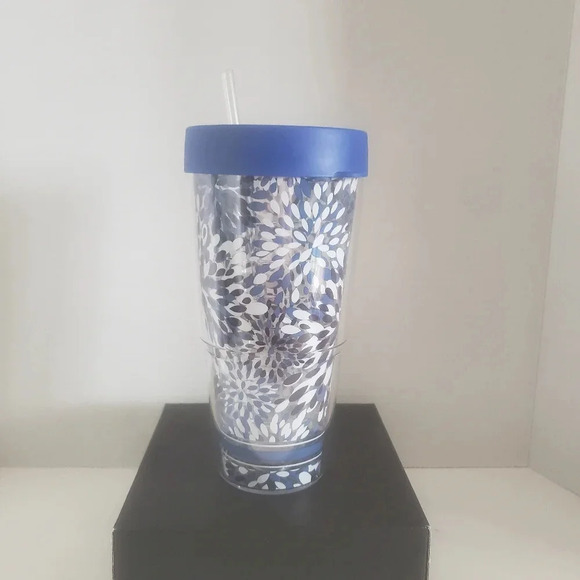 Tervis Fiesta Tumbler Blue 24oz  Cup . - Picture 2 of 9
